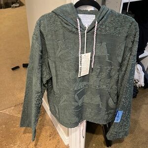 Jungle jungles Terry green hoodie